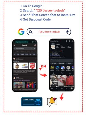 Adidas T20 World Cup Jersey - Team India - With Name And Number - Image 2