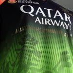 RCB eco-friendly green jersey with golden name, number, logo, and stripe embellishments
