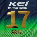 RCB 2025 golden front jersey in green theme with eco-friendly design