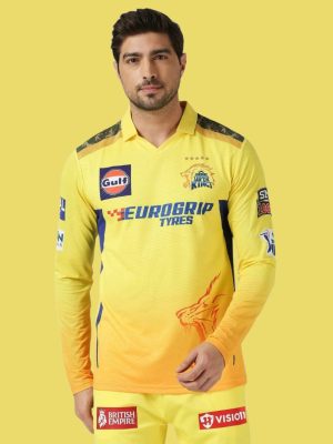 CSK 2025 Jersey Pre Release - 5 Stars - With Name And Number - Image 4