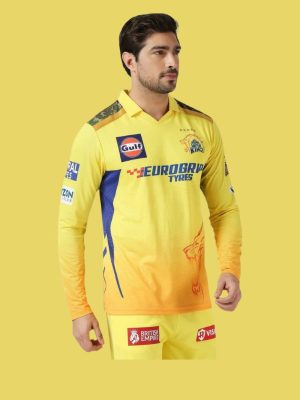 CSK 2025 Jersey Pre Release - 5 Stars - With Name And Number - Image 3