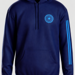 indian cricket team navy blue hoodie front