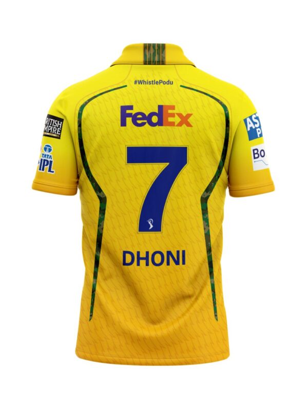 CSK Jersey 2026 - | Name And Number 2 CSK Jersey 2026 teehub back