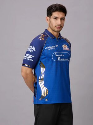 Mumbai Indians Jersey 2026 With Name And Number - Premium Shining Golden 8 Mumbai Indians Jersey 2026 side