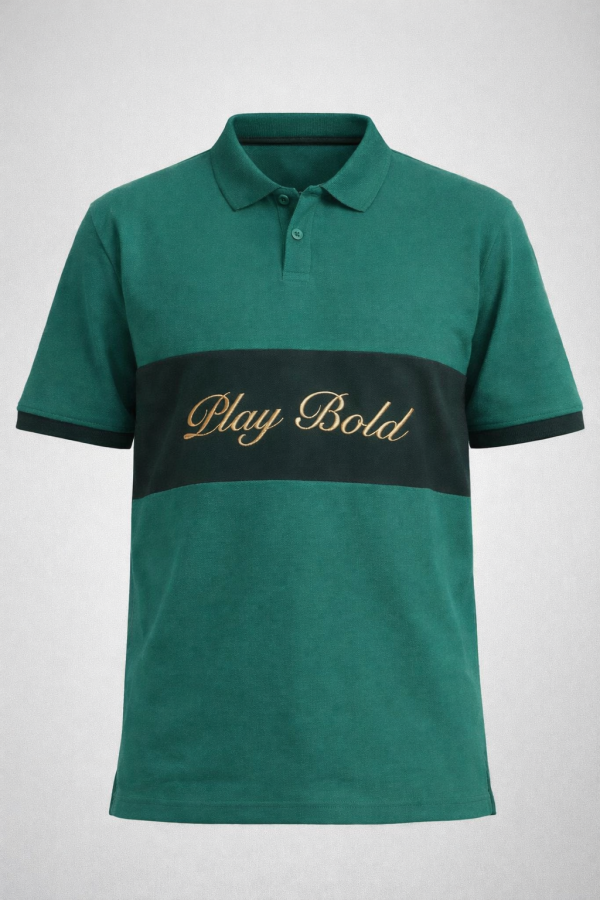 rcb green travel polo