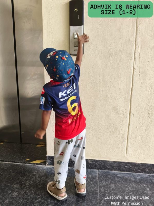 Bangaluru KIDS Jersey 2025 - With Name And Number 5 rcb kids jersey 2025 customized with name and number 6