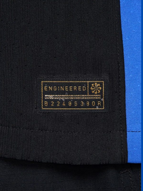 Black 2024 Barça jersey with gradient FCB badge