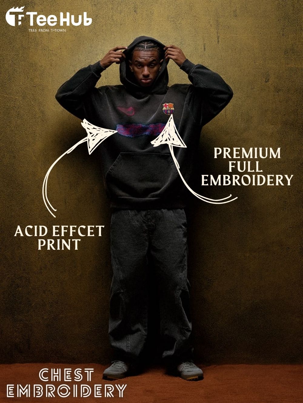 travis scott hoodie khaki
