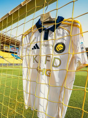 Al Nassr 2025–26 Third Kit Jersey – Black and Gold Design