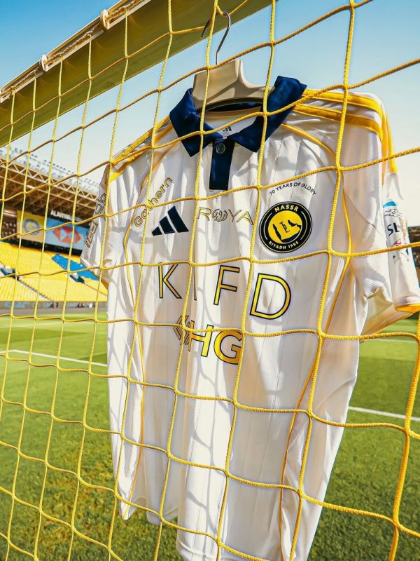 Al Nassr 2025–26 Third Kit Jersey – Black and Gold Design