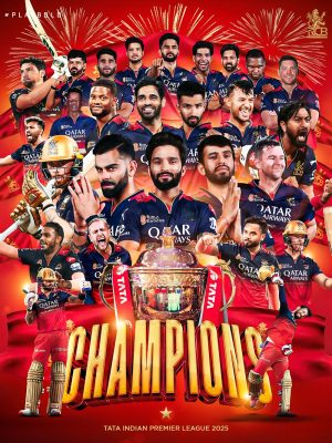 RCB WINNING TEE FRONT VIEW