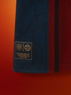 FC Barcelona Retro Polo - Modernist Polo - Normal Fit - Image 5