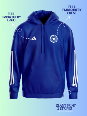 indian team hoodie new royal bue