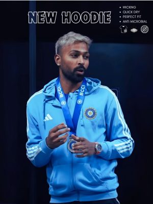Indian cricket team blue hoodie exclusive on Teehub