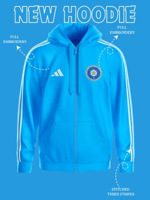 Team India cricket hoodie official style available only on Teehub