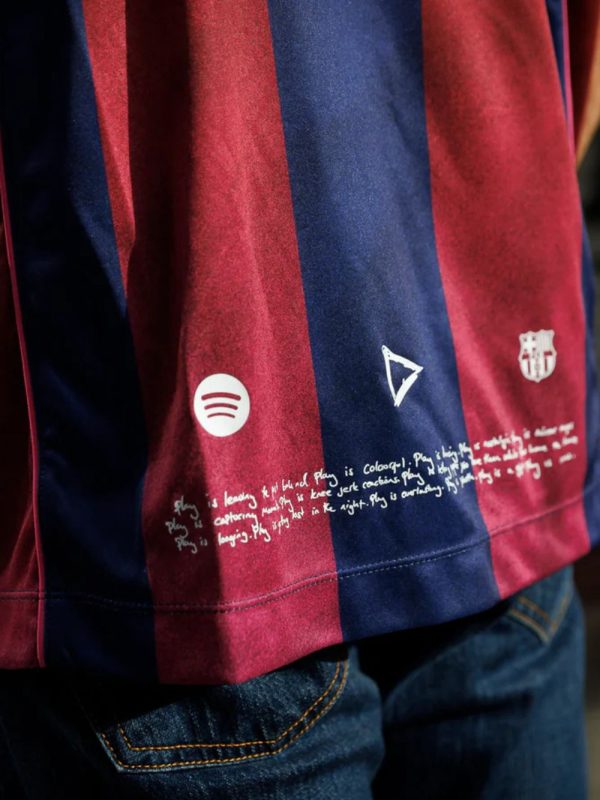 Barcelona Ed Sheeran Retro Jersey 2005–06 Football Shirt | Teehub Official