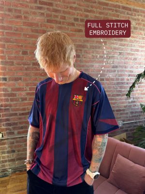 FC Barcelona Ed Sheeran Retro Jersey 2005–06 Limited Edition – Teehub Exclusive