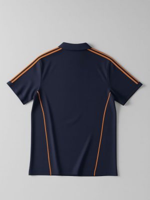 Buy Team India travel polo blue orange official fanwear Teehub