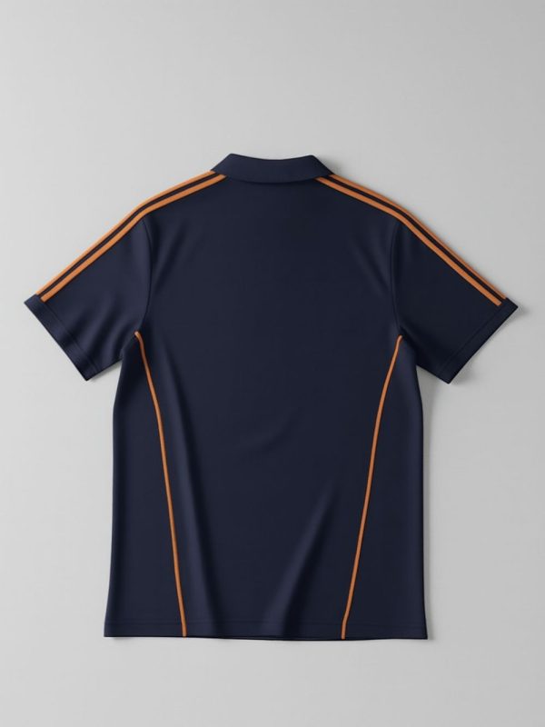 Buy Team India travel polo blue orange official fanwear Teehub