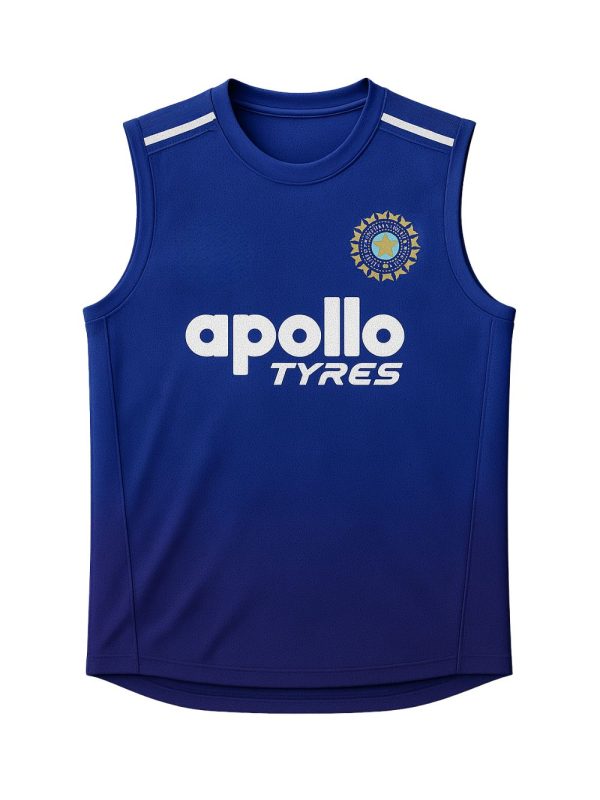 indian team sleeveless tshirt