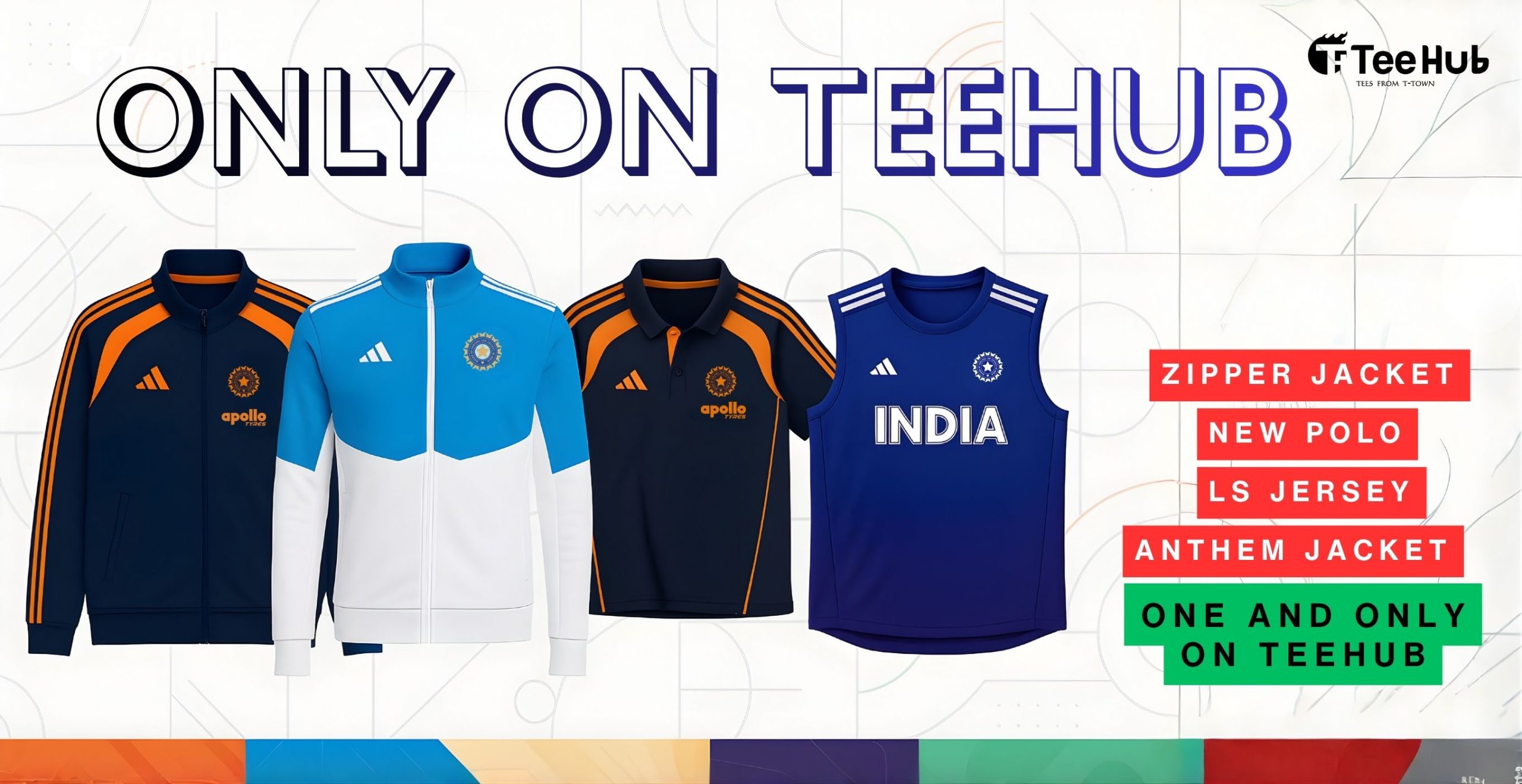 team indian jacket banner indian team jacket one and only on teehub