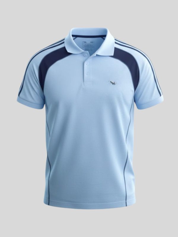 team india new travel polo indain team sky blue polo