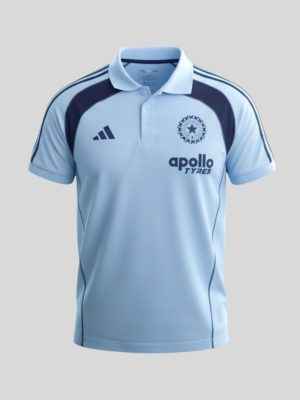 team india sky blue travel polo tshirt teehub