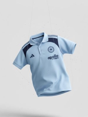 team india sky blue travel polo teehub
