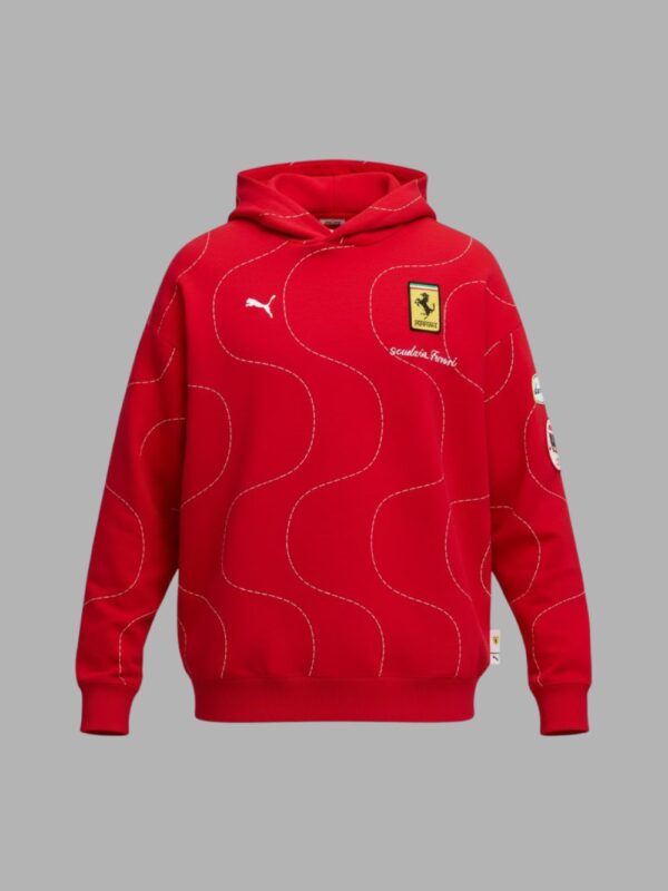 Ferrari F1 red hoodie 300 gsm premium fleece TEEHUB