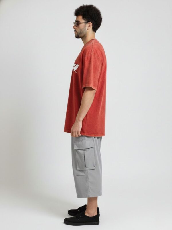 F1 Ferrari Acid Wash T Shirt - Red 4 Oversized Ferrari F1 Lewis Hamilton t-shirt acid wash | Teehub India