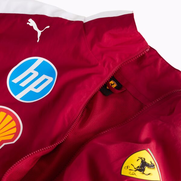Ferrari jacket closeup