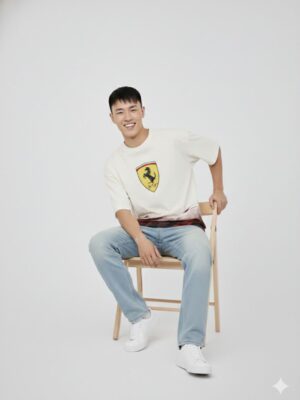 F1 Ferrari Oversized T Shirt - Image 5