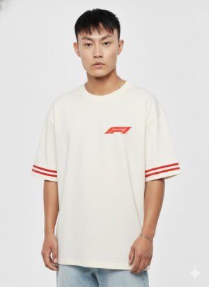 Ferrari merch printed t-shirt with premium graphic design, Formula 1 Ferrari fanwear available in India only on Teehub