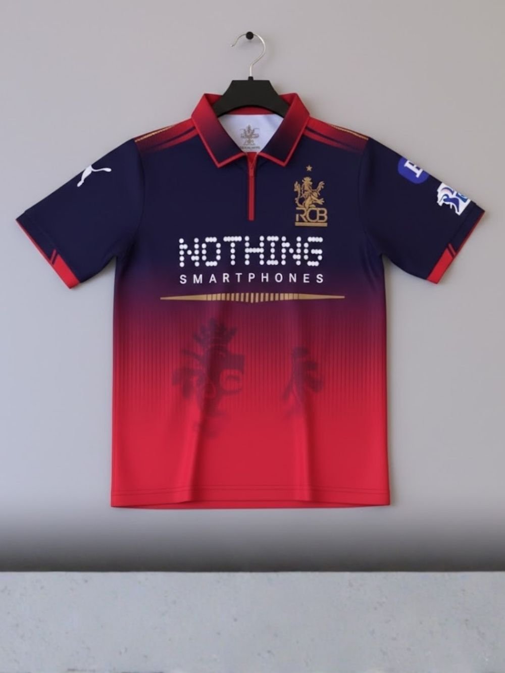 RCB Jersey 2026 With '1' Star - NOTHING JERSEY - TEEHUB