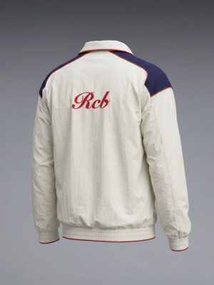 RCB White Jacket 2026 - Virat Kohli Jacket 9 RCB White Jacket 2026 - Virat Kohli Jacket - Image 4