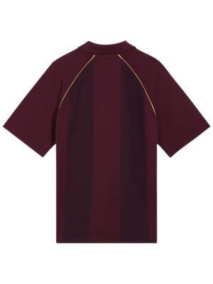 RCB Stripper Travel Polo T - Shirt 2026 - Maroon 5 rcb travel tshirt maroon back