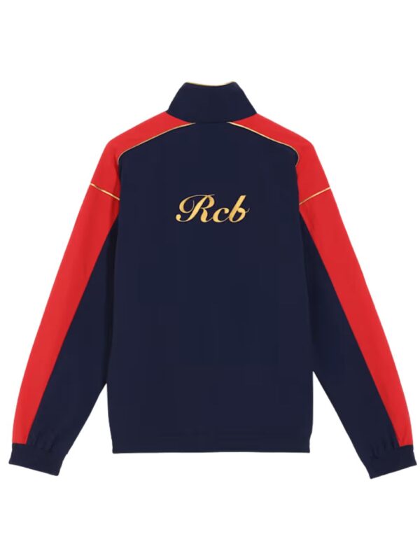 RCB navy color jacket 2026 back pose
