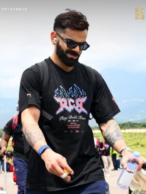 rcb black tshirt acid wash