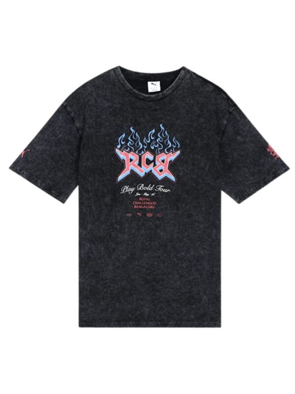 RCB acid wash tshirt black teehub