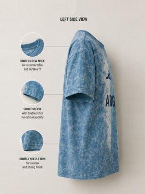 Argentina Acid Wash T Shirt - Oversized - 100% Cotton 8 Argentina Acid Wash 100% cotton oversized T-shirt featuring premium fabric, relaxed fit, and vintage-inspired design, only on TeeHub.