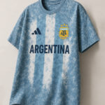 Argentina Acid Wash Oversized T-Shirt made from 100% premium cotton with vintage wash finish and relaxed fit, available only on TeeHub.