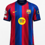 FC Barcelona Jersey 2026/2027 in premium fabric with customized name and number, regular fit football jersey available only on TeeHub.