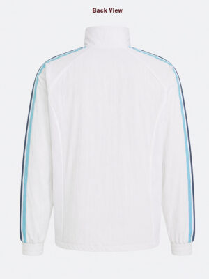 Messi Argentina Home Anthem White Jacket premium football jacket available only on TeeHub