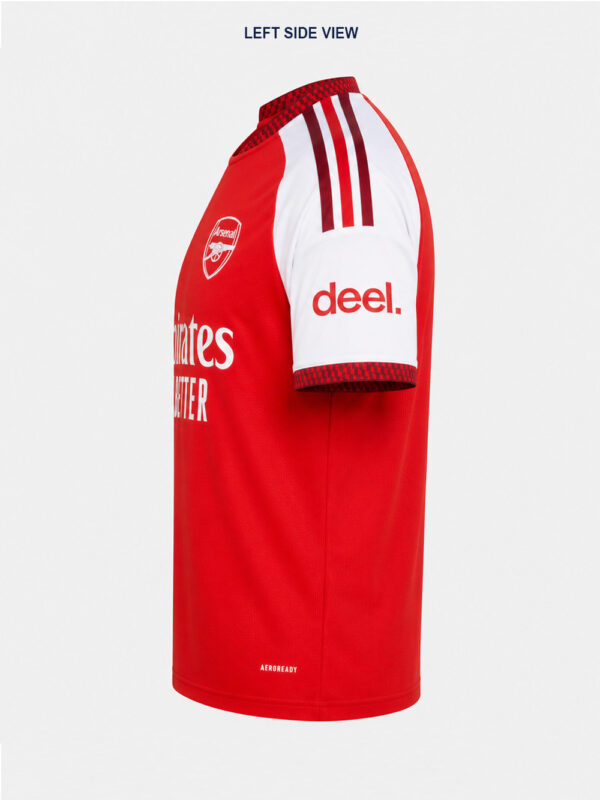 Arsenal FC 26/27 Home Jersey in premium soft fabric with custom name and number printing, exclusive TeeHub football apparel.
