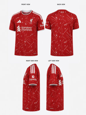 Liverpool FC 26/27 Home Jersey | Name And Number Edition 13 Premium Liverpool FC 26/27 Home Jersey with personalized name and number, lightweight sports fabric, regular fit, only on TeeHub.