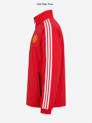 Manchester United premium anthem jacket with regular fit and stand-up collar