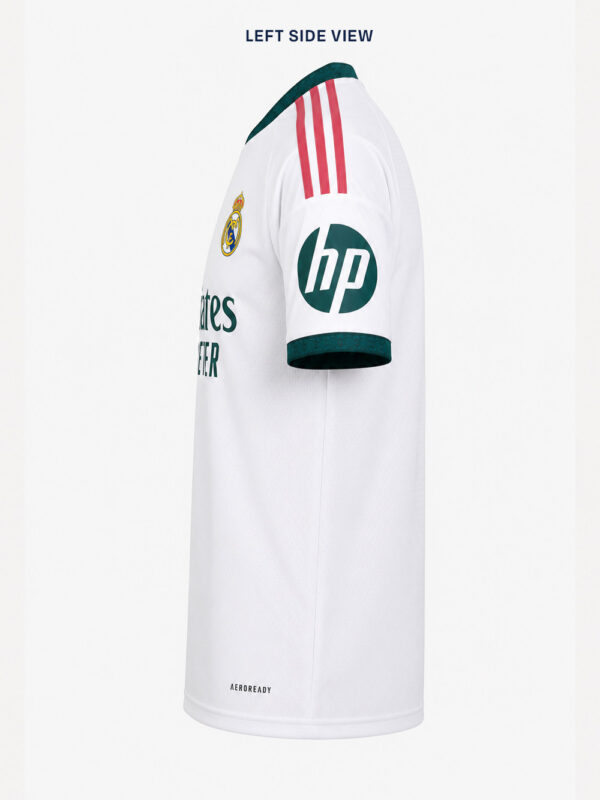 Customized Real Madrid Home Jersey 2026/27 with premium breathable sports fabric and regular fit, available only on TeeHub.