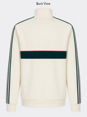 Real Madrid New Season Track Top Jacket with stand-up collar and front zipper available only on TeeHub.