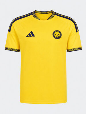 Al Nassr FC 26/27 football jersey premium sports apparel available on TeeHub.