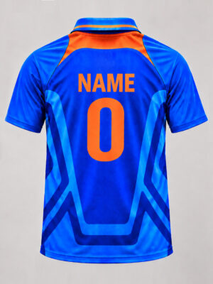 Team India 2011 World Cup Jersey | Retro Blue Limited Edition | Customized Name & Number 8 Team India 2011 World Cup Retro Blue Jersey customized name number premium cricket apparel.